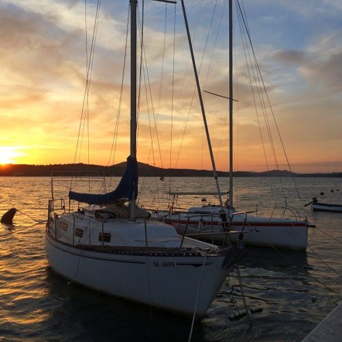 Eindruck Segelboot Sibenik