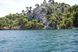 Eindruck Felsen am Wasser 2