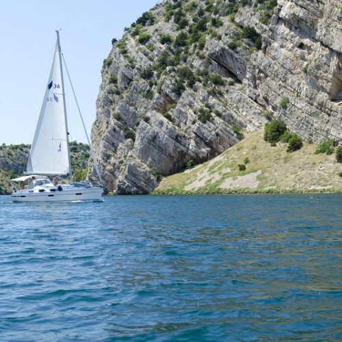 Eindruck Felsen am Wasser 4